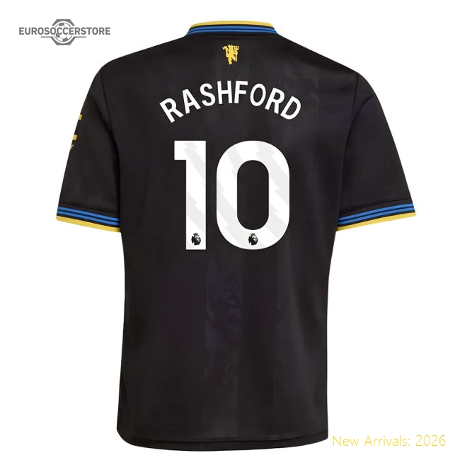 2025-2026 Man Utd Third Shirt (Kids) (Rashford 10)-Vantage Point Soccer