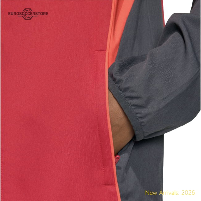 2025-2026 Liverpool Presentation Jacket (Strawberry Red) - Kids-Vantage Point Soccer