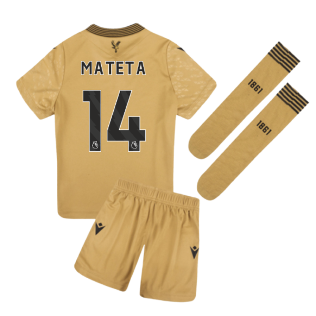 2025-2026 Crystal Palace Third Little Kids Infant Kit (Mateta 14)-Vantage Point Soccer