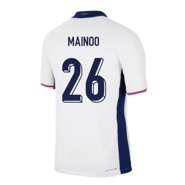 2024-2025 England Home Match Dri-Fit ADV Authentic Shirt (Mainoo 26)-Vantage Point Soccer
