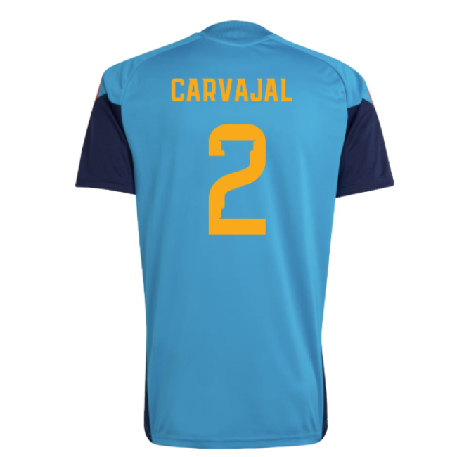 2026-2027 Spain Training Jersey (Bold Aqua) (Carvajal 2)-Vantage Point Soccer