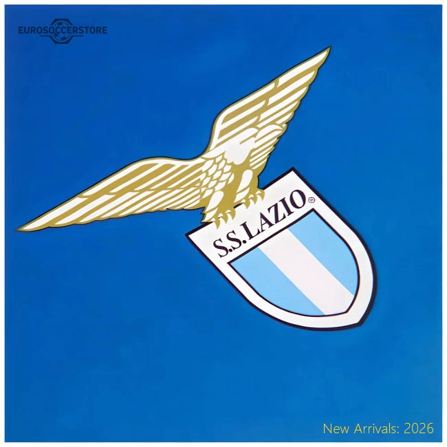 2024-2025 Lazio Graphic Training Shirt (Royal)-Vantage Point Soccer