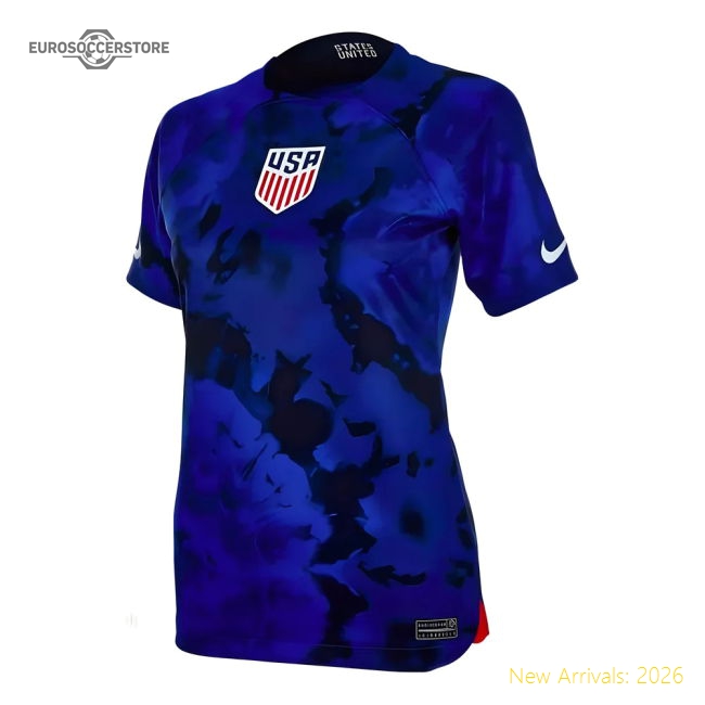 2022-2023 USA Away Football Shirt (Womens)-Vantage Point Soccer