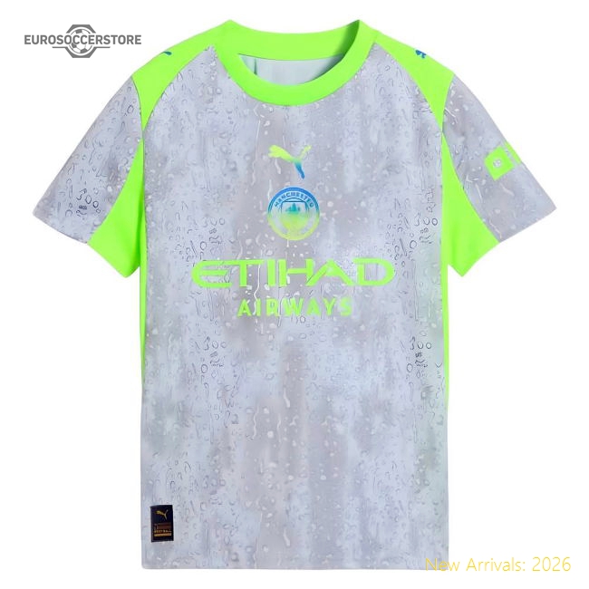 2025-2026 Man City Third Shirt (Kids)-Vantage Point Soccer