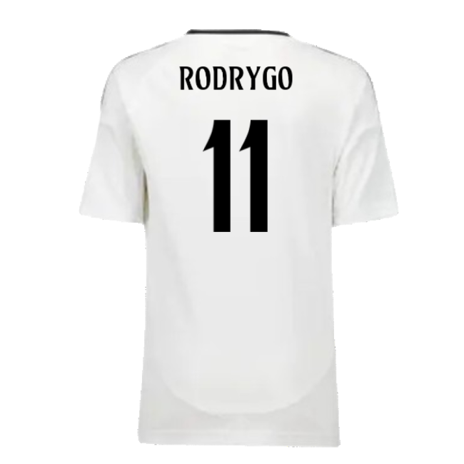 2024-2025 Real Madrid Home Youth Kit (Rodrygo 11)-Vantage Point Soccer