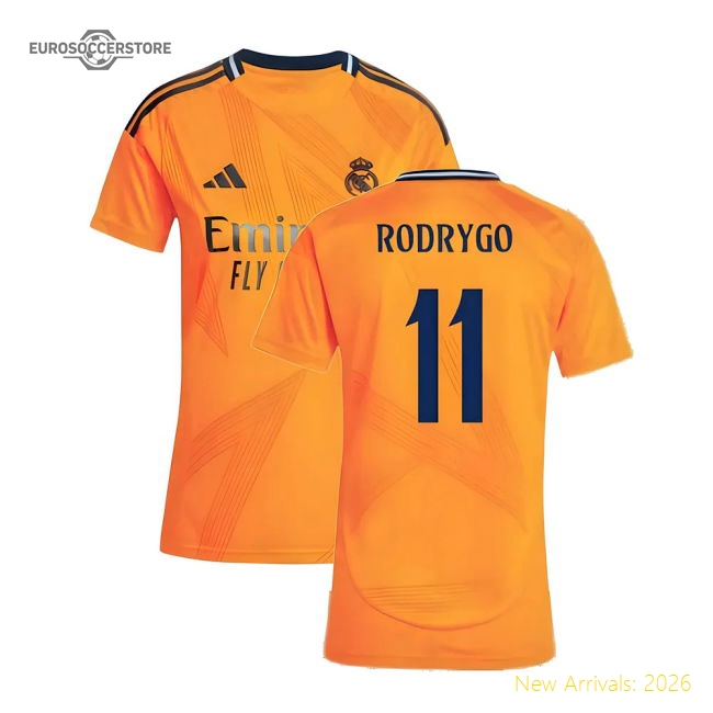 2024-2025 Real Madrid Away Shirt (Womens) (Rodrygo 11)-Vantage Point Soccer