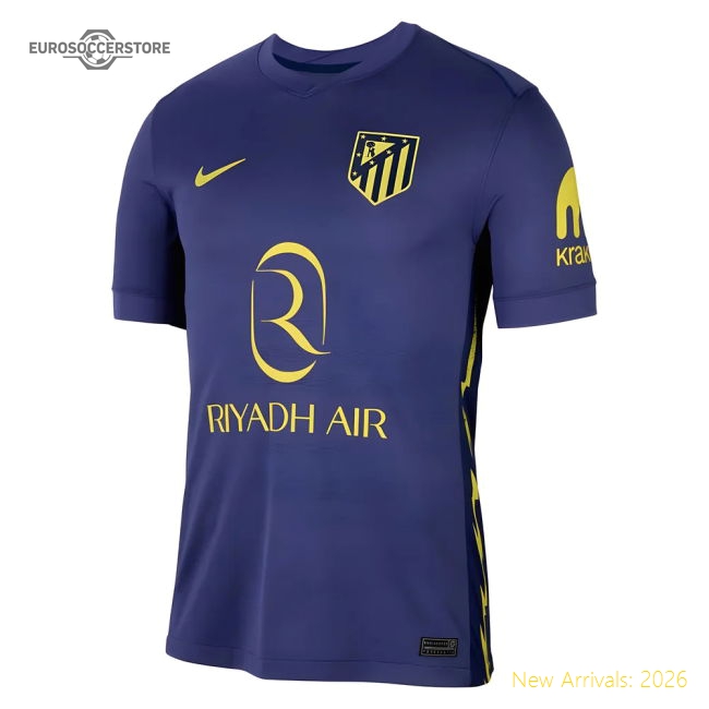 2025-2026 Atletico Madrid Away Shirt-Vantage Point Soccer