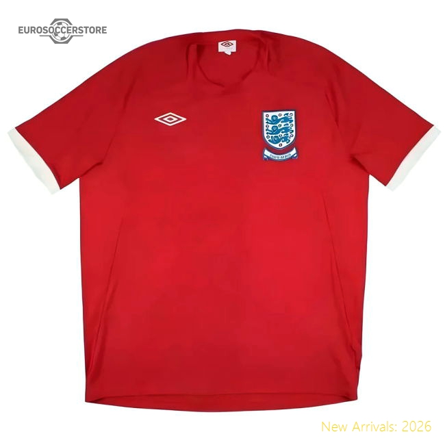 England 2010-11 Away Shirt (M) (Mint)-Vantage Point Soccer