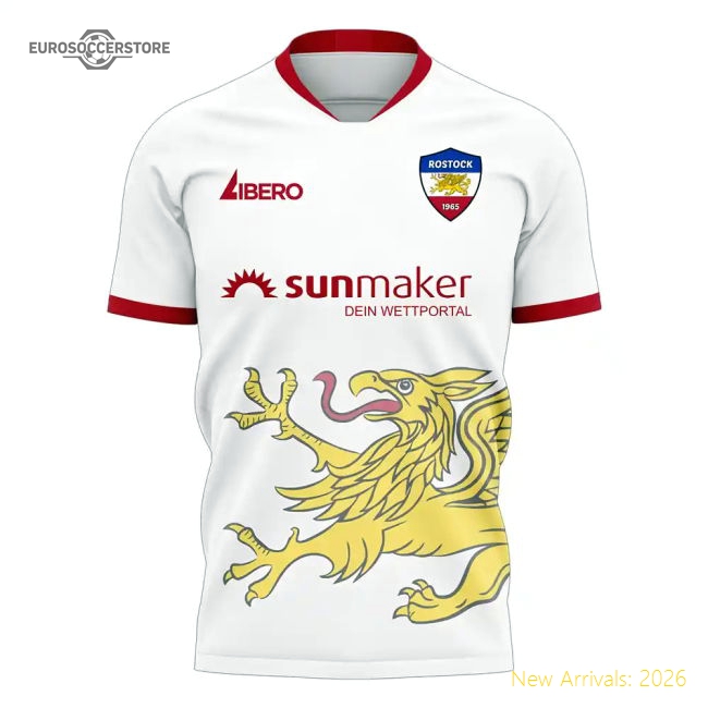 Hansa Rostock 2025-2026 Away Concept Football Kit (Libero) - Womens-Vantage Point Soccer