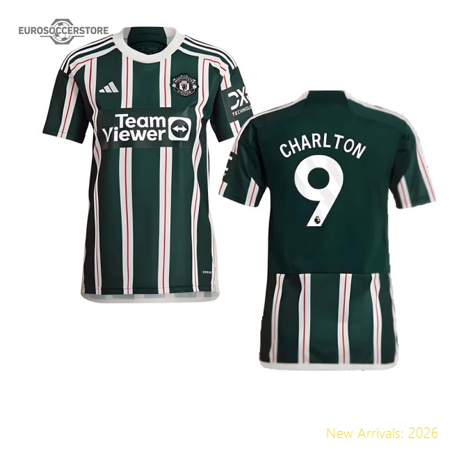 2023-2024 Man Utd Away Shirt (Charlton 9)-Vantage Point Soccer