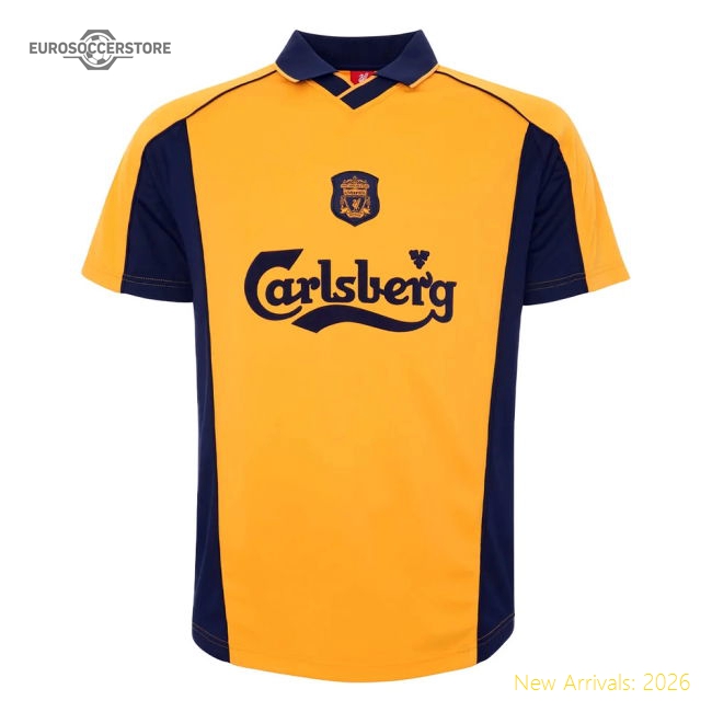 2000-2001 Liverpool Away Retro Shirt (Owen 10)-Vantage Point Soccer