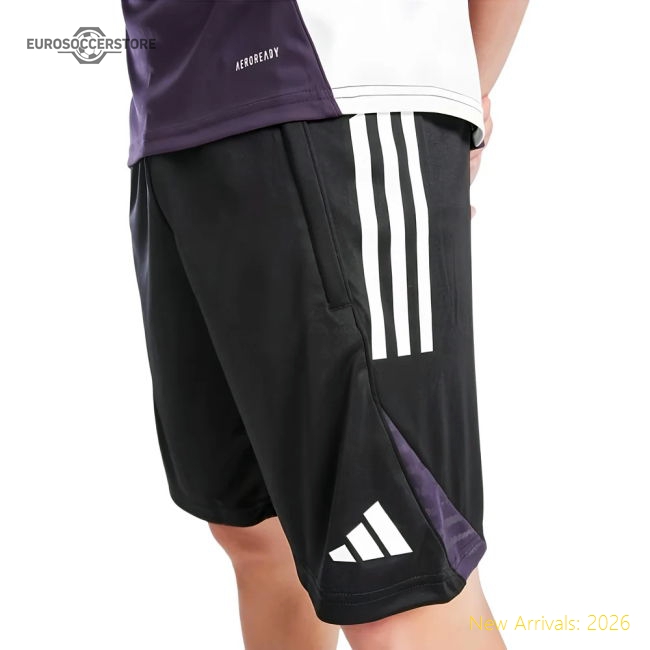 2025-2026 Man Utd Training Shorts (Black) - Kids-Vantage Point Soccer