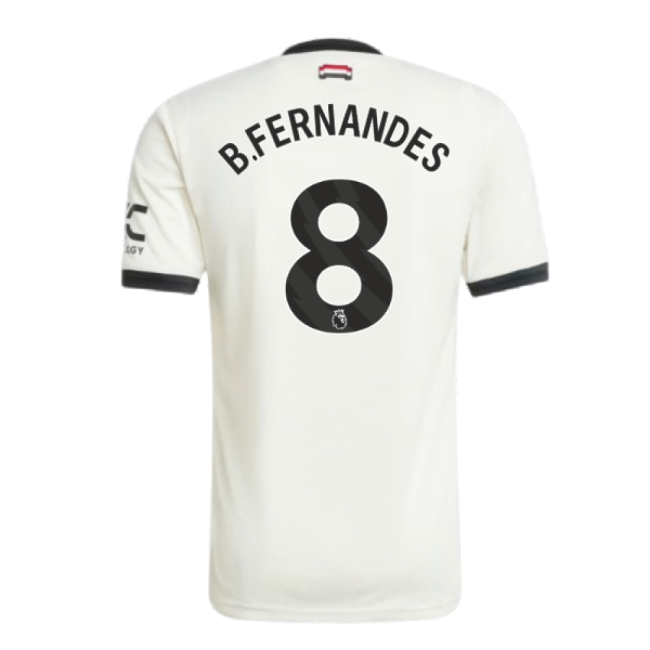 2024-2025 Man Utd Authentic Third Shirt (B.Fernandes 8)-Vantage Point Soccer