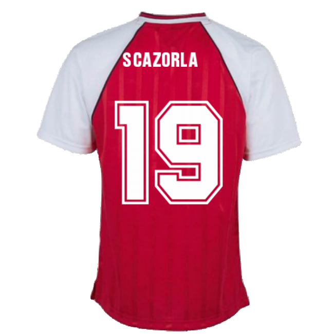 Arsenal 1988 Home Retro Football Shirt (S CAZORLA 19)-Vantage Point Soccer