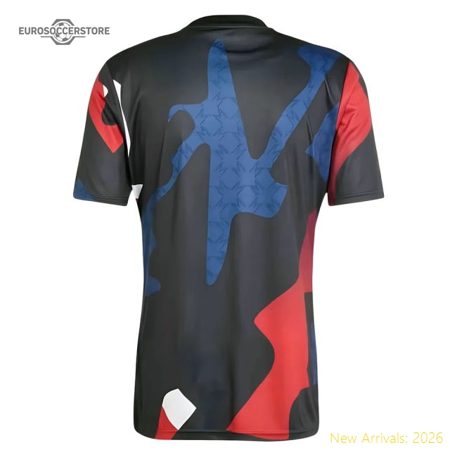 2024-2025 Man Utd Pre-Match Jersey (Black)-Vantage Point Soccer