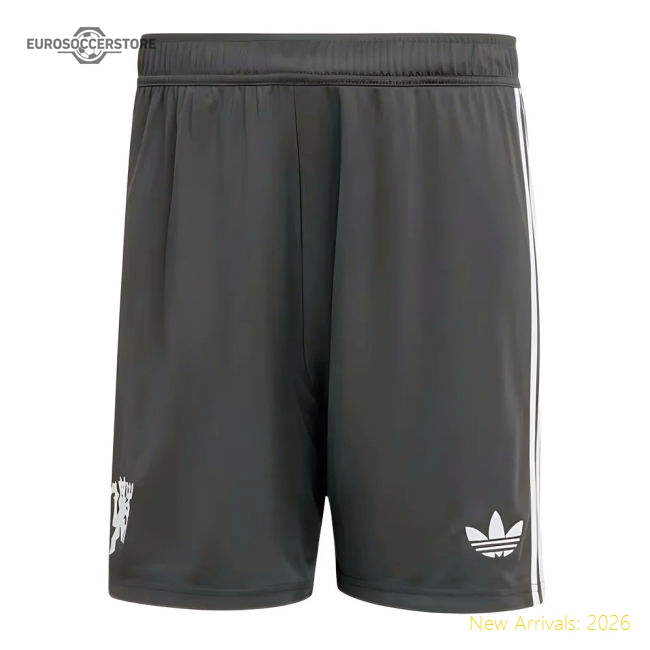 2024-2025 Man Utd Third Shorts (Carbon)-Vantage Point Soccer