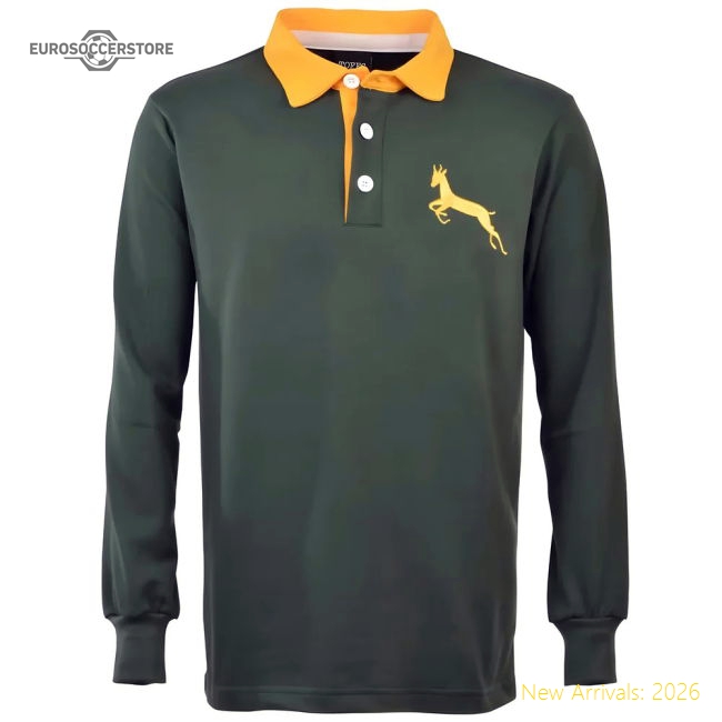 South Africa 1955 Vintage Rugby Shirt-Vantage Point Soccer