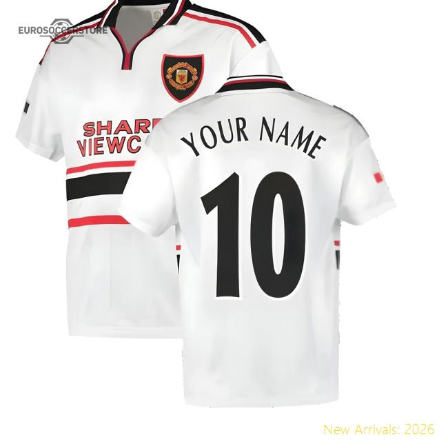 1999 Manchester United Away Football Shirt (Your Name)-Vantage Point Soccer