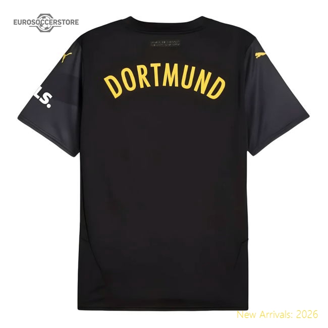 2024-2025 Borussia Dortmund Away Shirt (Kids) (Haaland 9)-Vantage Point Soccer