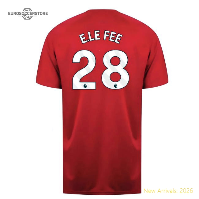 Sunderland Poly T-Shirt (Red) (E.Le Fee 28)-Vantage Point Soccer