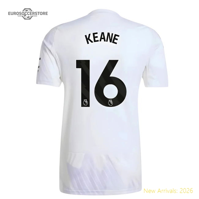 2025-2026 Man Utd Away Shirt (Keane 16)-Vantage Point Soccer