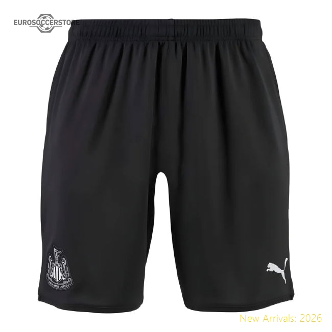 2019-2020 Newcastle Home Football Shorts (Kids)-Vantage Point Soccer