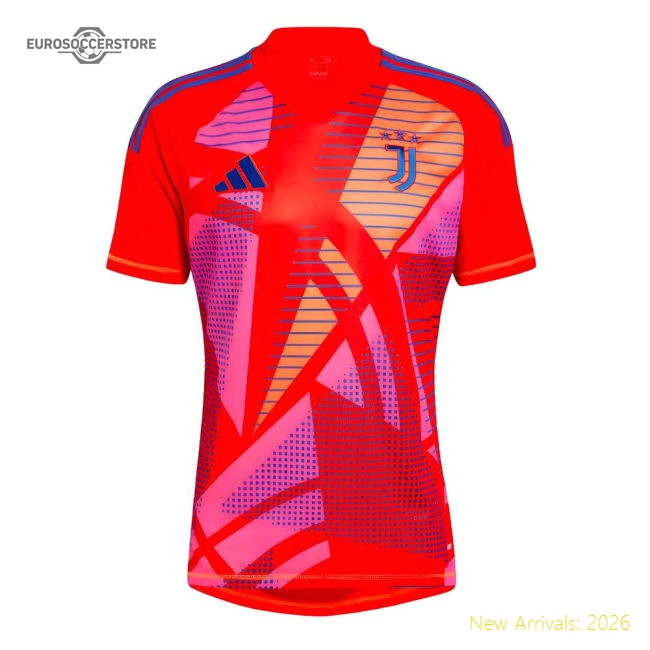 2024-2025 Juventus Home Goalkeeper Shirt (Red)-Vantage Point Soccer