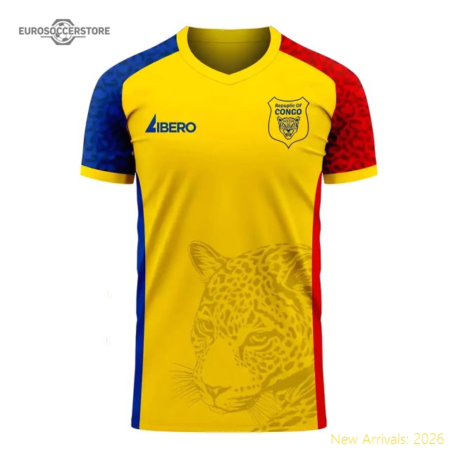 Republic of Congo 2025-2026 Away Concept Football Kit (Libero) - Baby-Vantage Point Soccer
