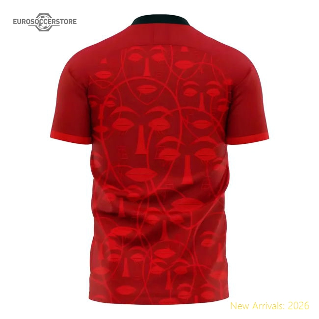 Angola 2025-2026 Home Concept Football Kit (Libero) - Baby-Vantage Point Soccer