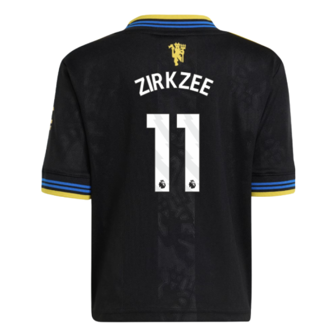 2025-2026 Manchester United Third Mini Kit (Zirkzee 11)-Vantage Point Soccer
