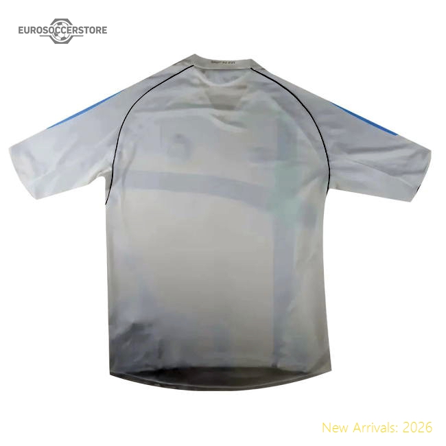 Marseille 2004-05 Home Shirt ((Excellent) L)-Vantage Point Soccer