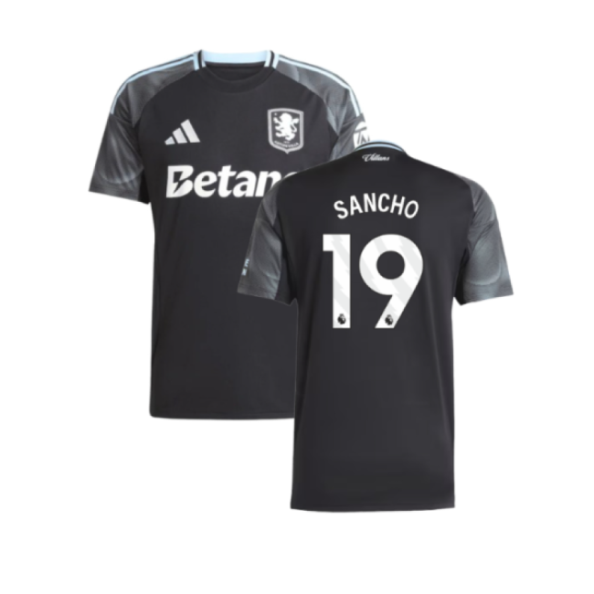 2025-2026 Aston Villa Away Shirt (Sancho 19)-Vantage Point Soccer
