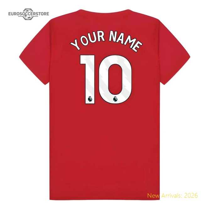 Arsenal Poly T-Shirt (Red) - Kids (Your Name)-Vantage Point Soccer