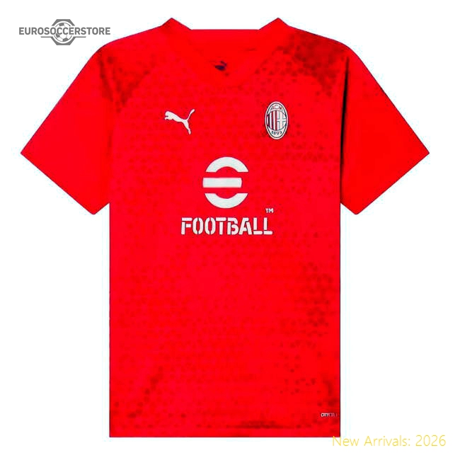 2023-2024 AC Milan Training Jersey (Red) - Kids-Vantage Point Soccer