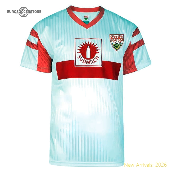 Score Draw Vfb Stuttgart 1992 Retro Football Shirt-Vantage Point Soccer