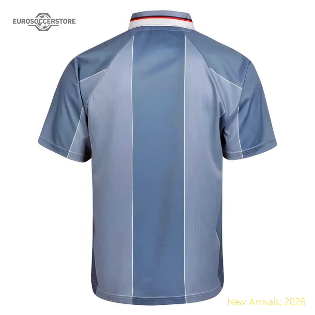 Score Draw England 1996 Away Euro Championship Retro Football Shirt-Vantage Point Soccer