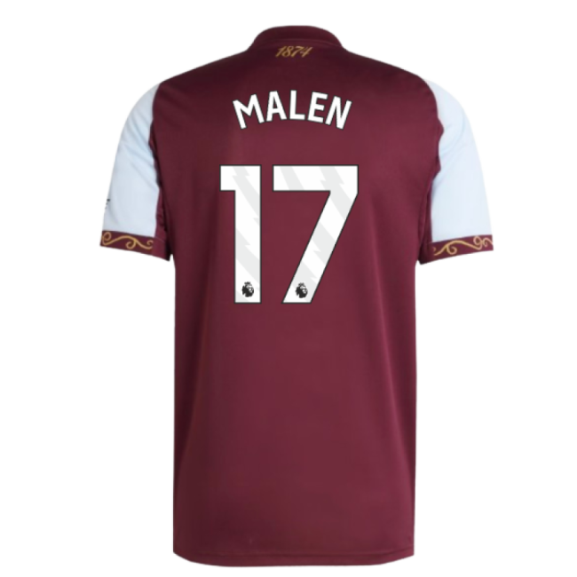 2025-2026 Aston Villa Home Shirt (Malen 17)-Vantage Point Soccer