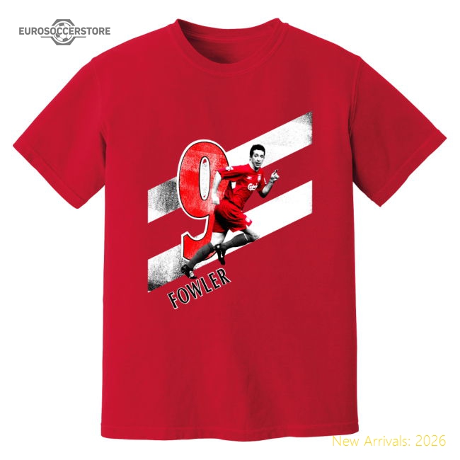 Robbie Fowler Liverpool Premier League Legend T-Shirt (Red)-Vantage Point Soccer