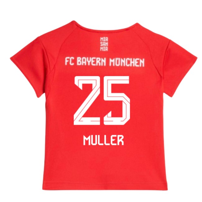 2025-2026 Bayern Munich Home Baby Kit (Muller 25)-Vantage Point Soccer