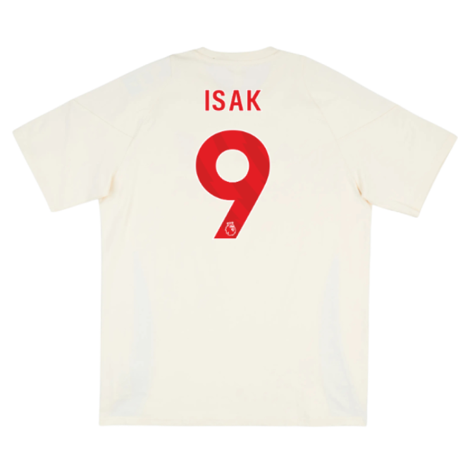2025-2026 Liverpool Training Tee (White) (Isak 9)-Vantage Point Soccer
