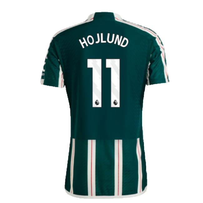 2023-2024 Man Utd Authentic Away Shirt (Hojlund 11)-Vantage Point Soccer