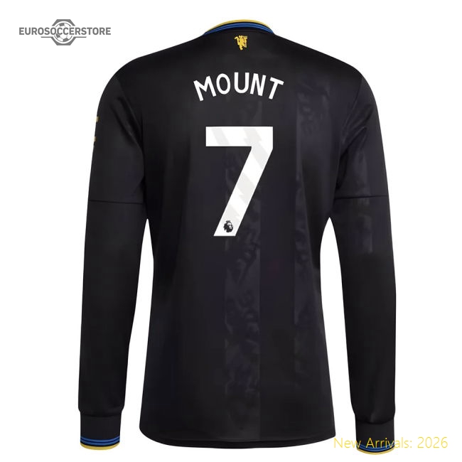 2025-2026 Man Utd Long Sleeve Third Shirt (Mount 7)-Vantage Point Soccer