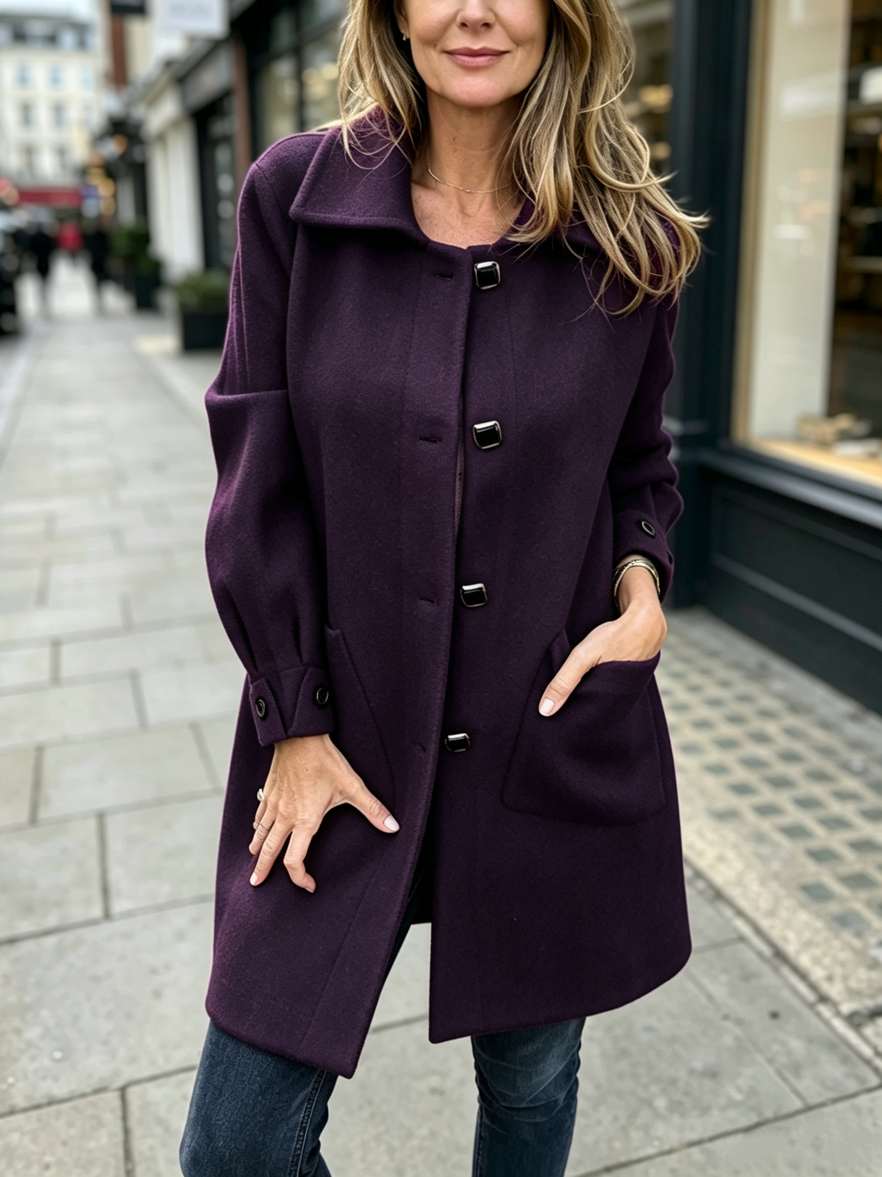 CLEARANCE SALE🔥 Women's Timeless Wool Blend Coat