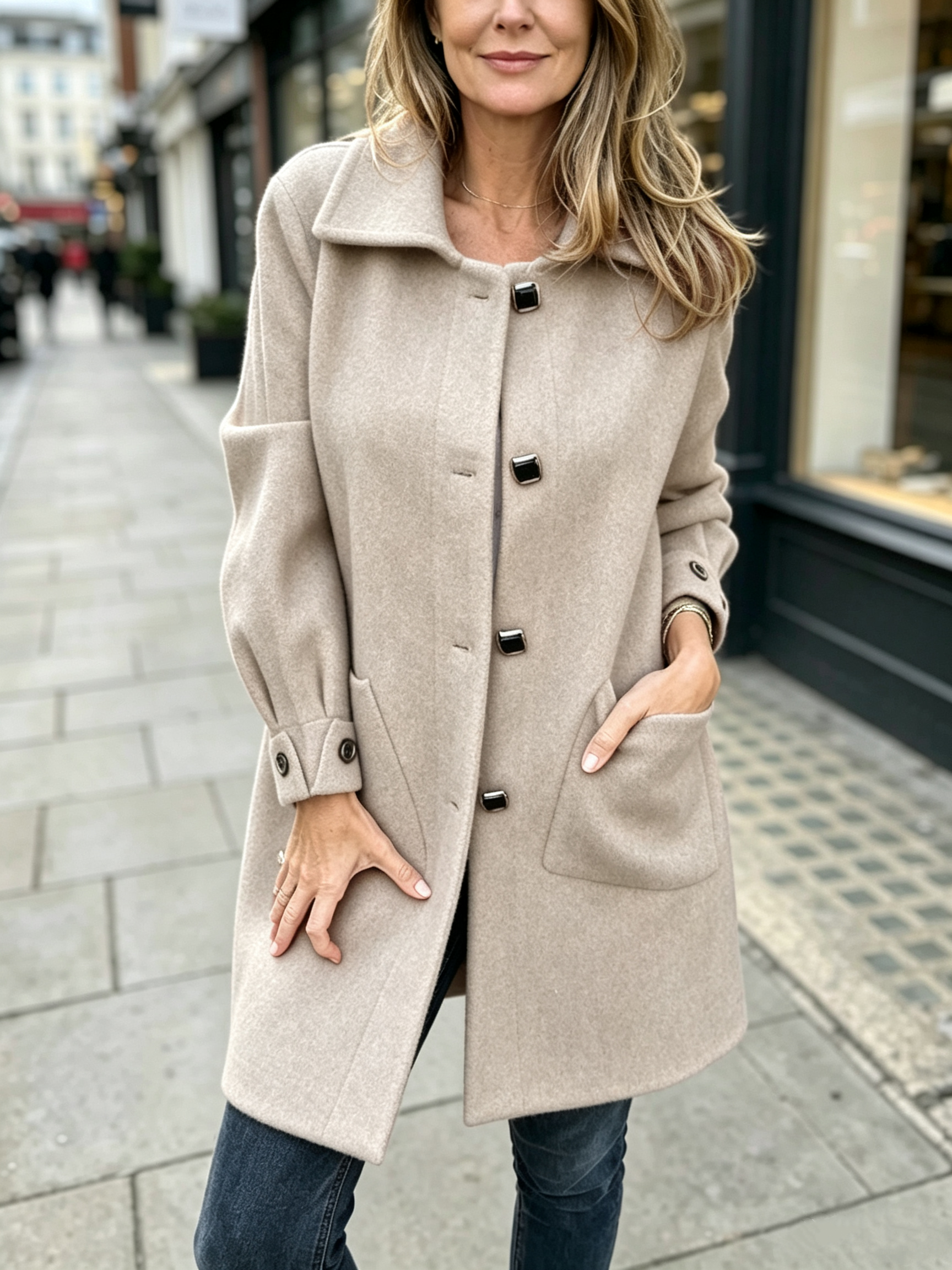 CLEARANCE SALE🔥 Women's Timeless Wool Blend Coat