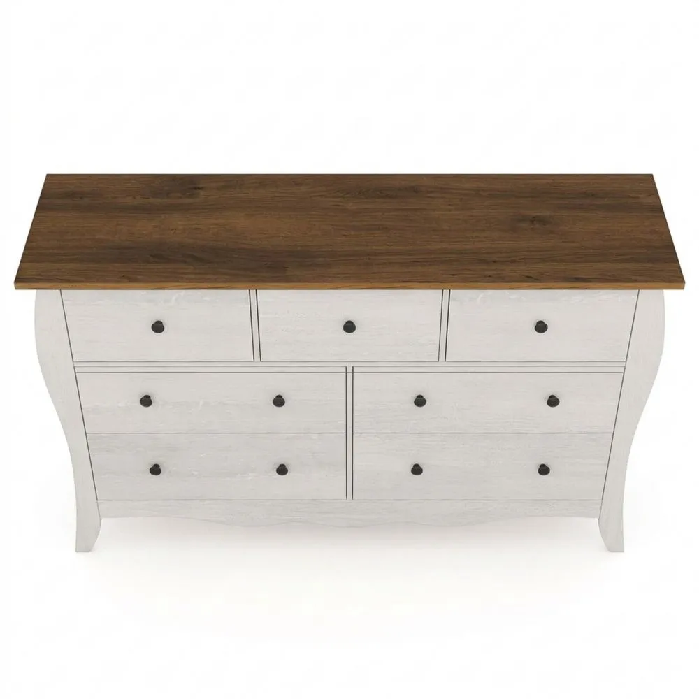 Cómoda de Madera con Cajones de Tela Plegables y Kit Antivuelco para Dormitorio y Salón, Gris-Traumblicks