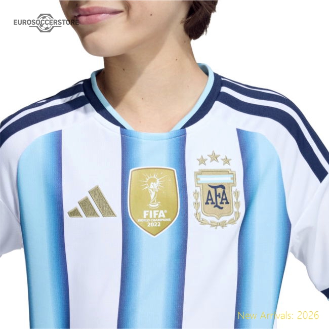 2026-2027 Argentina Home Shirt (Kids) (Messi 10)-The Soccer Shirt Hub