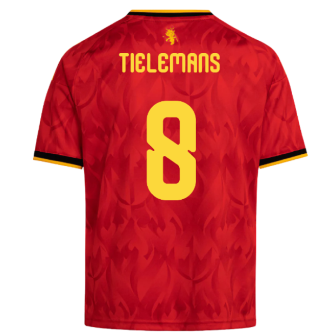 2026-2027 Belgium Home Mini Kit (Tielemans 8)-The Soccer Shirt Hub
