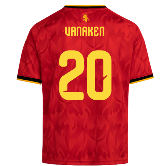 2026-2027 Belgium Home Mini Kit (Vanaken 20)-The Soccer Shirt Hub