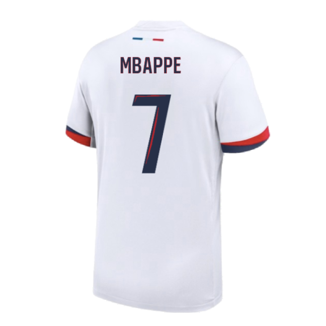 2024-2025 PSG Away Shirt (Mbappe 7)-The Soccer Shirt Hub