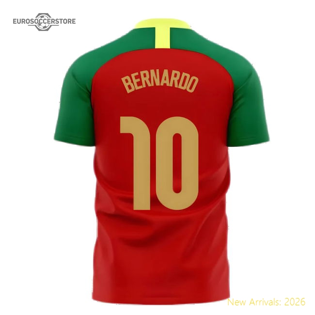 Portugal 2025-2026 Home Concept Football Kit (Airo) (Bernardo 10)-The Soccer Shirt Hub